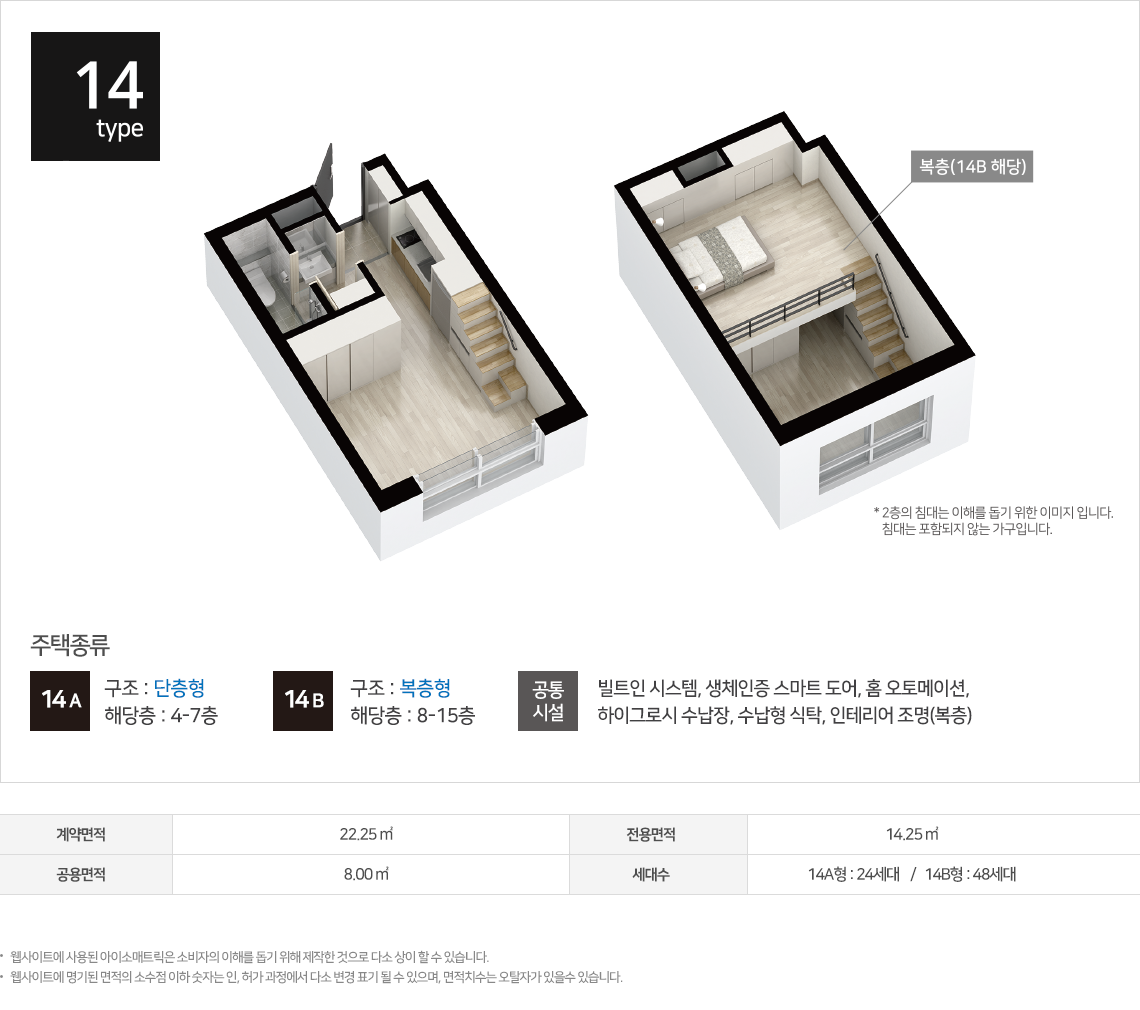 원일타워 14type 구조